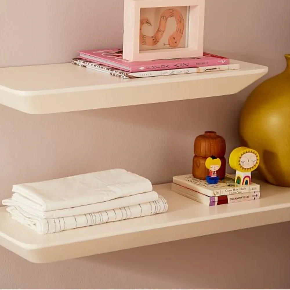 West Elm: 1ft Slim Floating Shelf New In Box - White Ash